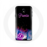 Coque pour Samsung Galaxy J3 2017 Exo Groupe K-pop Logo Chanson Promise