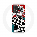 Coque pour Samsung Galaxy A52 Tanjiro Demon Slayer Kimetsu no Yaiba Anime