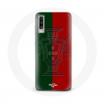 Samsung Galaxy A70 portugali logo roheline ja punane