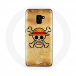 &Uuml;mbris Samsung Galaxy A8 Plus Manga One Piece Skulli jaoks