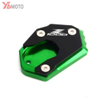 Fashion Motorcycle Side Stand Enlarger Plate Pad kickstand Extension For KAWASAKI Z1000 2010- Z1000SX NINJA 1000 2011-2016 roheline