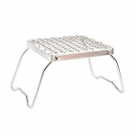 Mini kokkuklapitavad grillrestid V&otilde;rgusilmast matkapliit ahi grill-grill-alus &otilde;ues BBQ pikniku toiduvalmistamise t&ouml;&ouml;riist one size h&otilde;be