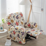 1-kohaline Prinditud Lamamistoolikate Spandex Veniv Lilleline Lazy Boy Tugitoolikate Elastne Diivanikate Elutuppa 1 Seater sofa cover white