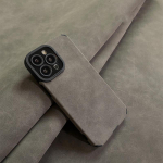 Seemisnahast pehmest nahast &uuml;mbris iPhone'ile 15 14 13 12 11 Pro Max XR XS X 7 8 Plus SE 2022 luksuslik silikoonist p&otilde;rutuskindel objektiivi kaitsekate iPhone 15 Plus must