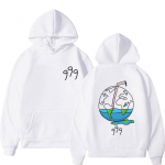 Uus R&auml;ppar Juice Wrld Printed Hoodie Couple Y2k Hoodie Hip Hop Street kapuutsiga pusa Pullover Unisex spordir&otilde;ivad M