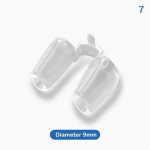 UUS postoperatiivne rinoplastika ninas&otilde;&otilde;rme tugiseade silikoonist k&otilde;vera nina korrigeerimise fiksaator silikageelist ninaklamber 9MM(2PCS)
