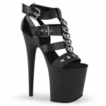 20 cm naiste seksikad sandaalid platvorm Peep Toe Model Pole Dance k&otilde;rged kontsad &ouml;&ouml;klubi kingad Striptiis kingad 33 must
