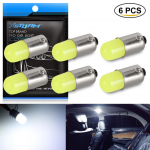 6 tk T4W H6W Led BA9S LED pirn T11 Canbus 3D auto sisevalgusti Auto kuppellamp lugemisukse numbrim&auml;rgi tuli 12V valge