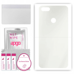 apgo MATTE Protective Skin Sticker for the back compatible with Motorola Moto E6 Play, Wrap Film, Hydrogel Film, Flexible, Soft TPU with positioning l