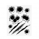 Lahe naljakas kuuliauku mustriga auto mootorratta kiiver, jalgratas, isetegemise kleebis