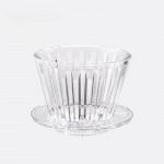 1 tk Wave-kohvitilguti kristall silmavalamine kohvifiltritopsidele kohvimasin, lame p&otilde;hi Suurendab &uuml;htlust valge