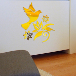 Moodne peegelstiilis eemaldatav kleebis, seinamaaling Seinakleebis Kodutuba DIY Decor One Size kuld