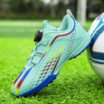 Jalgpallijalatsid Laste Jalgpallijalatsid Laste Jalgpallisaapad Poiste T&uuml;drukute Professionaalsed Jalgpalliklambrid Libisemisvastased Chaussure Jalgpall TF/FG V&auml;lisjalatsid 31 sinine