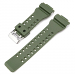 Rihm Casio G-SHOCK GA-100/110/140/200/400/700 GD-100 G-8900 GW-8900 meeste spordi veekindel vaigust silikoonist kellarihm 16mm For Casio 16mm