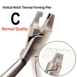 Hambaravi ortodontilised joondustangid termiliselt vormivad n&auml;htamatud breketitangid vertikaalsed/horisontaalsed/horisontaalsed/pisaravad hambaarsti t&ouml;&ouml;riistad 1 piece C Normal gray