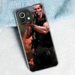 Arnold Schwarzenegger Movie Commando 1985 Capa Xiaomi Mi 11 10T Note 10 Lite 9T 9 &uuml;mbris Poco X3 NFC M3 F3 GT F2 Pro 5G kaas Mi 9T