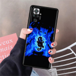 Pokemon Cool Pikachu telefoni&uuml;mbris Xiaomi Redmi Note 10 9 Pro 11 10S 9S K40 9A 9C 9T 8 8T 7 10C silikoonkaas, must pehme Funda Redmi Note 7