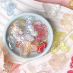 Creative Butterfly Beads Moeehted Aksessuaarid 50 tk Kingitus K&auml;ev&otilde;ru Valmistamine DIY k&auml;sitsi valmistatud materjal kaelakee Laser v&auml;rviliseks