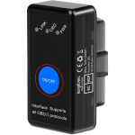 OBD2 Bluetooth 4.0 adapter IPhone IOS ja Android jaoks, OBD2 diagnostikaseadme skanner, Mini Car OBD Pro, OBD II diagnostikat&ouml;&ouml;riistad &ndash; auto koodilugeja 4.3*2.5*3cm must
