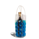 Sac r&eacute;frig&eacute;rant - refroidisseur de boisson et bouteille bleu