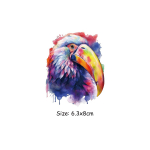 Plaastrid riietel Kuumad loomakomplektid Kleebised Soojus&uuml;lekanne isetehtud uus pestav r&otilde;ivatarvikud Parches Kvaliteetsed kleebised