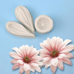 3 tk Daisy metsik kr&uuml;santeem Silikoonkoogi k&uuml;psetusvorm Sugarcraft Chocolate Cupcake Vaigu T&ouml;&ouml;riistad Fondant Kaunistust&ouml;&ouml;riistad