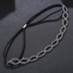 Pruudi pulmaaksessuaarid elastne peapael k&auml;sitsi valmistatud kivist peav&otilde;ru peapael moodne peakate