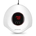Mini 24W K&uuml;&uuml;nte Kuivati 12 LED-iga UV-lamp K&otilde;igi Geelk&uuml;&uuml;nelakkide Kuivatamiseks Liikumisanduriga Manik&uuml;&uuml;ri Pedik&uuml;&uuml;ri K&uuml;&uuml;ntehooldusvahend valge