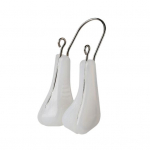 Nina klamber Lihtne puhastada Pehme materjal Mugav Professionaalne Kerge Kauni v&auml;limuse aksessuaar Silikoonist &Ouml;&ouml;une nina klamber t&uuml;drukule valge