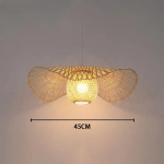 Hiina stiilis bambusest rippvalgustid loomingulised tatami valgustid lamp s&ouml;&ouml;gituppa restorani rippvalgusti E27 rippvalgusti DIA-45CM