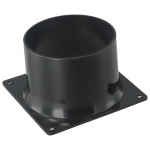 75-120 mm ABS seina&auml;&auml;riku pistik ventilatsioonitoru &otilde;hukanali &uuml;henduse jaoks 100mm