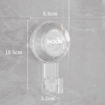 1 tk Tugev iminapa konks, millel puudub augustusava vaakumliim vannitoaukse tagak&uuml;ljel, seinale ei j&auml;&auml; j&auml;lgi vannitoas 3