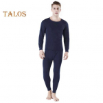 2tk/komplekt Meeste soe &uuml;likond O-kaelusega pikkade varrukatega topsid, elastne v&ouml;&ouml;koht pikkade p&uuml;kste komplekt, &uuml;hev&auml;rviline pehme vooder pidžaamakomplekt 4XL helehall v&auml;rv