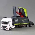 1/30 Linna pr&uuml;giauto automudel Diecast Simulatsioon Pr&uuml;gi sorteerimine Sanitaar- Teepuhastusmasin S&otilde;iduki automudel Laste m&auml;nguasi Kingitus