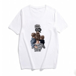 Mama Baby Mickey naiste T-s&auml;rgid emale ja pojale tr&uuml;kitud T-s&auml;rk Femme Cotton Wegoe 2XL valge