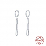 925 Sterling H&otilde;be R&otilde;ngask&otilde;rvar&otilde;ngad Kettripatsitega S925 Plata K&otilde;rvar&otilde;ngas Naistele Retro V&otilde;lu Vintage Tutt Pendientes