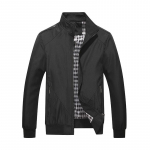 Jope Business Casual Meeste jope vabaaja kraega T&auml;isjope L must