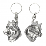 Boxer, German Boxer I - Silver-plated pendant with a dog in a decorative box, handbag decoration, backpack pendant by Art-Dog brand