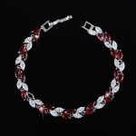 Wong Rain 925 Sterling Silver Moissanite Sapphire Ruby Amet&uuml;st Kalliskivist K&auml;ev&otilde;ru v&otilde;lu K&auml;ev&otilde;rud Peened Ehted punane