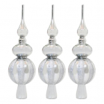 3 tk J&otilde;ulupuu Tipp Kaunistused Lihtne Paigaldus Puu Tipp Kaunistused Pidulik Puuladvakaunistus J&otilde;ulupuu Kodu Dekoratsioon