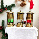 Komplekt 3 kuninglikku merev&auml;esinist laternat kodu kaunistamiseks, kingitus meestele