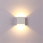 1 tk LED-seinalambid 6W kaasaegne siseruumide seinavalgusti &uuml;les alla seinakinnitusvalgustid elutoa koridoris magamistoa sisekujunduseks valge