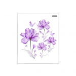 WC-kleebis Erksav&auml;rviline lillekleebis Kauakestvad veekindlad PVC-seinakleebised koduvannitoa jaoks Flower