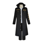 Revengers Black Team Uniform Suit Cosplay Kost&uuml;&uuml;mid Riietus XXXL black
