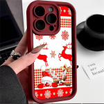 N109 Head uut aastat H&auml;id j&otilde;ule disain Pehmed Inglisilmad Telefoni&uuml;mbrised Samsung S23 S24 Ultra S21 A54 A34 A13 A14 A06 A24 Realme12 P&otilde;rutuskindel Kate Samsung A03