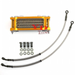 Alumiiniumradiaator 50-140cc maastikuratastele Oil cooler + oil pipe