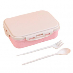 Mikrolaineahjus ohutu l&otilde;unas&ouml;&ouml;gikonteiner P&otilde;rutuskindel kaasaegne piknikutoidu puuvili roosa