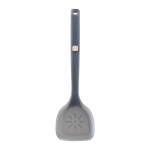 1tk Pooll&auml;bipaistev mittenakkuv silikoonist wok-labidas Hiina spaatel k&otilde;rge temperatuuriga k&ouml;&ouml;gispaatliga praadimislabidas khaki