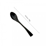 K&otilde;ik stiilid 1-osaline must s&ouml;&ouml;giriistade komplekt 18/10 roostevabast terasest l&auml;&auml;ne toidu lauan&otilde;ude komplektid praad v&otilde;i nuga kahvel lusikas s&ouml;&ouml;gin&otilde;ud Cake Fork