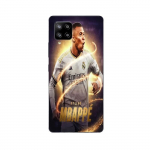 Coque Maniacase pourSamsung Galaxy A42 5G Kylian Mbappe Real Madrid Wallpaper